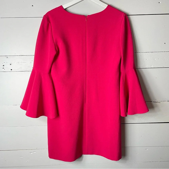 Eliza J Bell Sleeve Sheath Dress in Pink Size 4 Petite - Picture 2 of 5